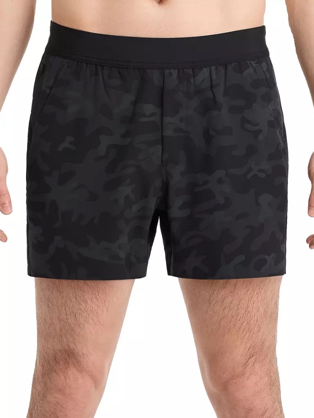 Ten Thousand The Session Short Men Large Black Gray Camo Running Lined 5"